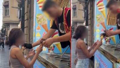 Beyoğlu'nda dondurma külahıyla taciz etmişti: O dondurmacı mühürlendi