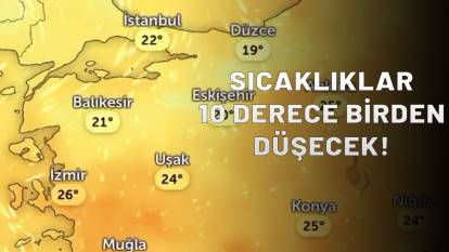 İSTANBUL. BURSA VE TEKİRDAĞ'A MÜJDE GELDİ: Sıcaklıklar 10 derece birden düşecek! Rüzgâr kapıya dayandı