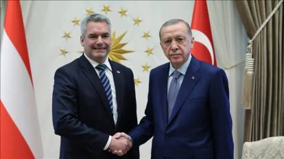 Cumhurbaşkanı Erdoğan, Avusturya Başbakanı Stocker ile görüştü!