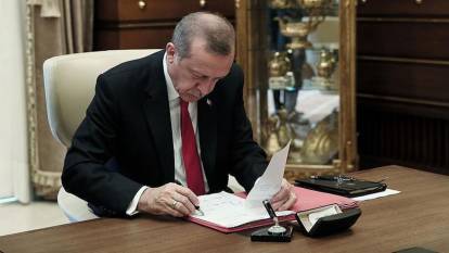 Cumhurbaşkanı Erdoğan'ın imzaladığı atama kararları Resmi Gazete'de!