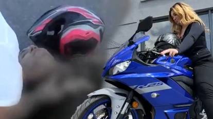 Motosiklet kazası sonrası bacağını kaybetti: Protez bacağıyla tekrar motosiklete döndü!