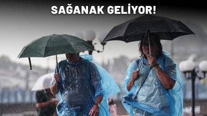 YAĞMUR ŞAKIR ŞAKIR YAĞACAK: Şemsiyesiz dışarı çıkmayın!
