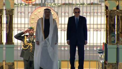 BAE Devlet Başkanı El Nahyan Türkiye'de!