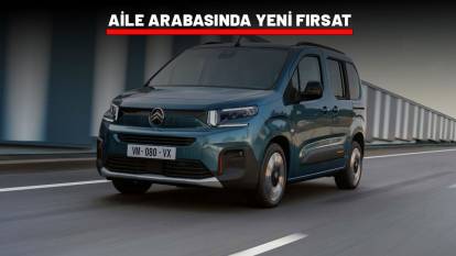 AİLE ARABASI ARAYANLARA MÜJDE: Citroen Berlingo'da faizsiz kredi fırsatı!