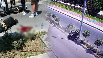 Kural ihlali canından etti!  Motorsikletle tek teker kazası faciayla sonuçlandı
