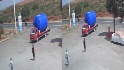 Şanlıurfa'da facianın eşiğinden dönüldü! Akaryakıt istasyonunda korku dolu anlar