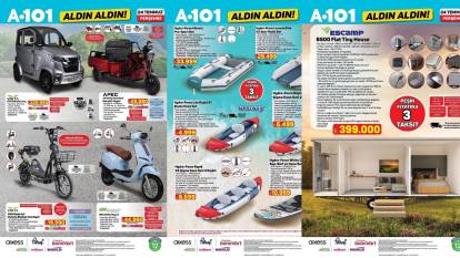 A101'E TİNY HOUSE, 2 KİŞİLİK ŞİŞME KANO, ELEKTRİKLİ ARAÇ GELİYOR: A101 24 Temmuz kataloğu yayınlandı!