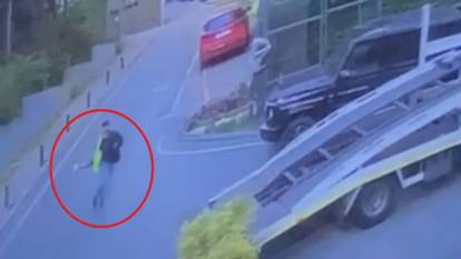 Beşiktaş’ta oto galeriye molotofkokteylli saldırı kamerada: Saldırgan koşarak kaçtı