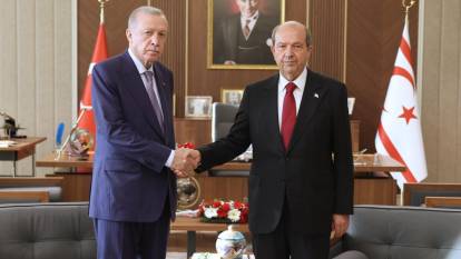 Erdoğan ve Tatar'dan KKTC'de kritik görüşme!