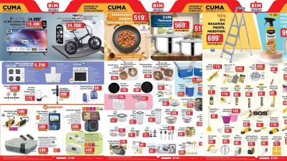 BİM'E ELEKTRİKLİ BİSİKLET, KIRICI-DELİCİ MATKAP GELİYOR: BİM 25 Temmuz aktüel kataloğunda yok yok!