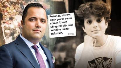 Minguzzi ailesinin avukatı Rezan Epözdemir'i tehdit etmişlerdi: Fail hakkında yakalama kararı!