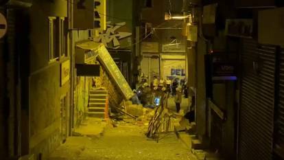 Beyoğlu’nda patlama sonrası bina çöktü: Ekipler bölgede