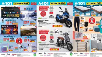 A101'E BENZİNLİ MOTOSİKLET, ABS VALİZ SETİ GELİYOR: A101 31 Temmuz aktüel kataloğu yayımlandı!