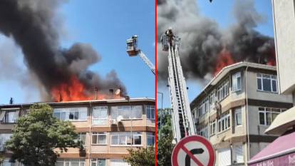 Patlama meydana geldi: İstanbul'da 4 katlı binada yangın!