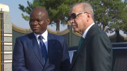 Gabon Cumhurbaşkanı Nguema Ankara’da!