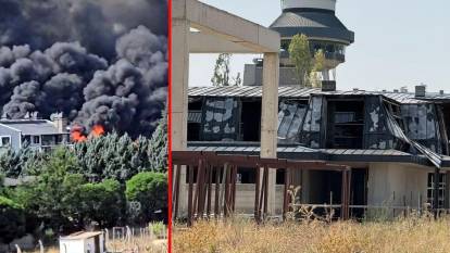 Başkenti kara duman kapladı: Villa inşaatında büyük yangın