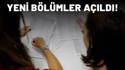 YKS TERCİHİ YAPACAK ADAYLAR DİKKAT: Yeni bölümler açıldı!
