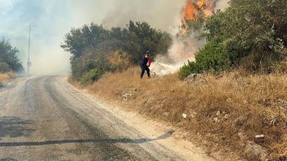 Bodrum'da yangın paniği: Havadan ve karadan müdahale sürüyor!
