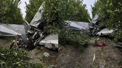 Adana'da uçak kazası: 2 kişi yaralandı!