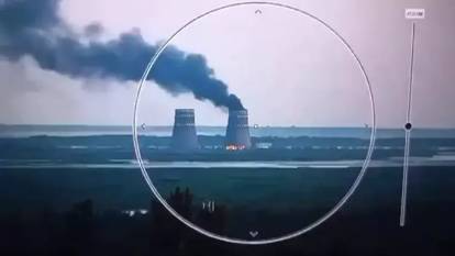 Ukrayna'daki Zaporijya Nükleer Santrali'nin yakını vuruldu!