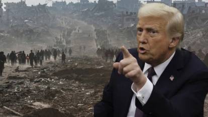 Donald Trump'tan Gazze mesajı: İnsanları beslemeye çalışıyoruz!