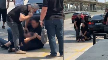 Eski kocaya meydan dayağı! "Benim kızımı nasıl taciz edersin?"