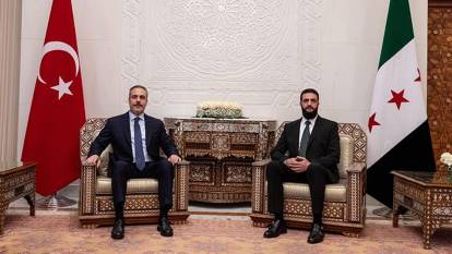 Şam'da kritik görüşme: Dışişleri Bakanı Fidan'dan Suriye Cumhurbaşkanı Şara'ya ziyaret