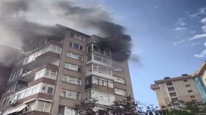 İstanbul'da bina yangını paniğe sebep oldu!