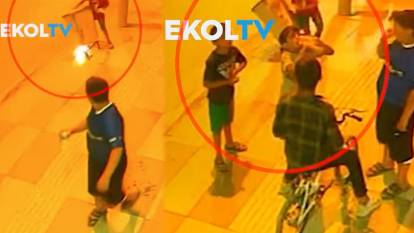 Çocukların tehlikeli oyunu! Elektrik panosu devrildi, faciadan dönüldü...