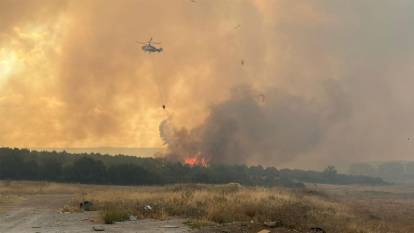 Çanakkale'de 11 uçak, 9 helikopter yangına müdahale etti! Bakan Yumaklı: 4 kişi gözaltına alındı