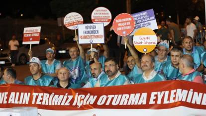 Sağlık-Sen 81 ilde '112' dakikalık oturma eylemi gerçekleştirdi!
