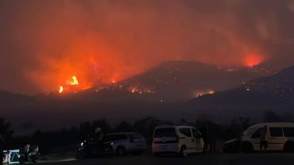 Çanakkale’nin Gelibolu ilçesinde orman yangını