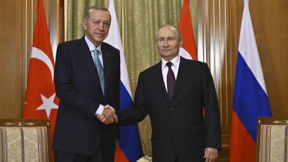 Cumhurbaşkanı Erdoğan Putin ile görüştü