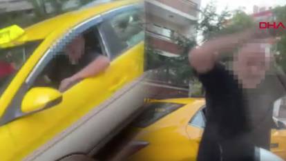 Trafik magandası yine sahnede: Küfürler savurdu, aracın aynasını parçaladı!