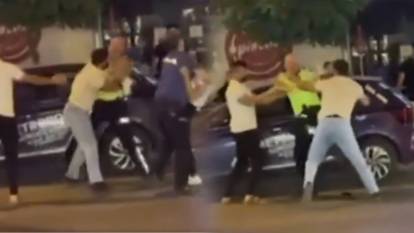Cezayı beğenmedi, memura yumruk attı: Polise saldırı anı kamerada!