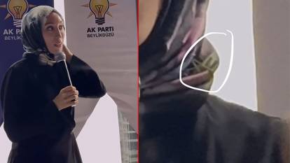 Milletvekili Rumeysa Kadak’a çekirge şoku! “Üzerime bir şey mi geldi?”