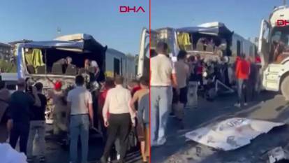 TEM Otoyolu'nda feci kaza: Ölü ve çok sayıda yaralı var!