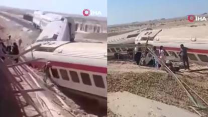 Mısır'da tren kazası: Çok sayıda ölü ve yaralı var!