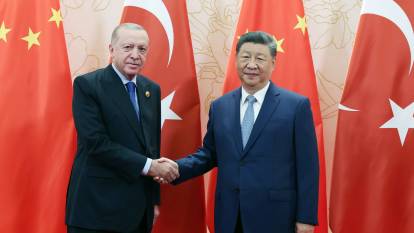 Cumhurbaşkanı Erdoğan Çin Devlet Başkanı Şi ile bir araya geldi