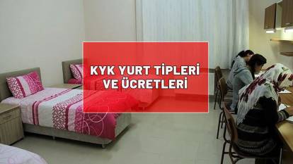 KYK YURT TİPLERİ VE ÜCRETLERİ 2025: KYK 1, 2, 3, 4, 5. ve 6. tip yurt fiyatları ne kadar?
