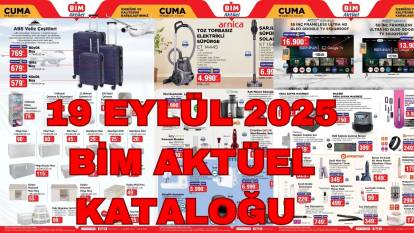 BİM'e ABS valiz çeşitleri, elektrikli süpürge geliyor: BİM 19 Eylül indirim kataloğunu duyurdu!