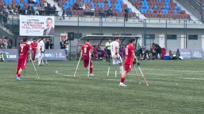 Ampute Futbol Milli Takımı İngiltere'yi farklı geçti