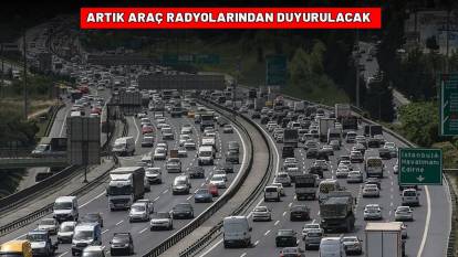 İstanbul'daki sürücüler dikkat: Artık araç radyolarından duyulacak