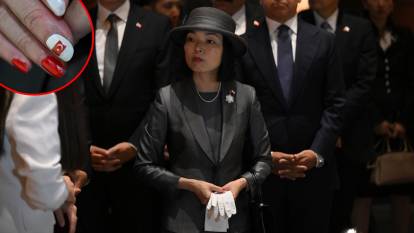 Japonya Prensesi Mikasa Millet Kütüphanesi'ni gezdi: Tırnağındaki detay ilgi çekti