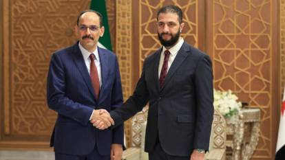 MİT Başkanı İbrahim Kalın, Ahmed Şara ile görüştü: Suriye’ye destek mesajı!