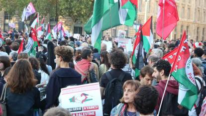 Paris'te İsrail'in saldırıları protesto edildi: Kahrolsun Siyonizm!