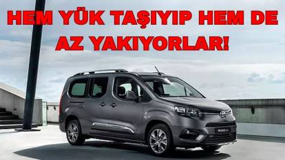 Taşıma kapasitesi hayli yüksek ticari araçlar belli oldu: Hem çok yük taşıyorlar hem de az yakıyorlar