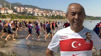 Antalya'nın demir adamı: 76 yaşındaki milli sporcu triatlon koşuyor!