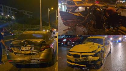 Kadıköy'de zincirleme kaza! Trafik felç oldu