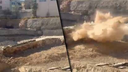 Kontrollü patlama kontrolden çıktı: Evler ve araçlar hasar gördü!
